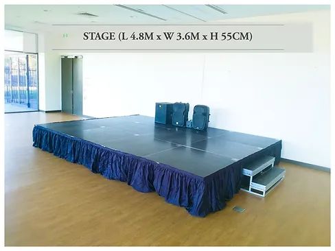 Hire 4.8m x 3.6m Stage Deck Blocks with stairs, hire Miscellaneous, near Ingleburn